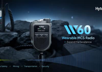 Hytera Launches the W60 Wearable POC MCS Speaker Mic Radio