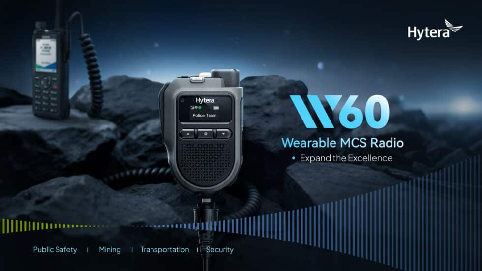Hytera Launches the W60 Wearable POC MCS Speaker Mic Radio